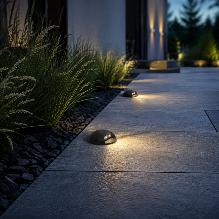 Ground light for pathways and driveways